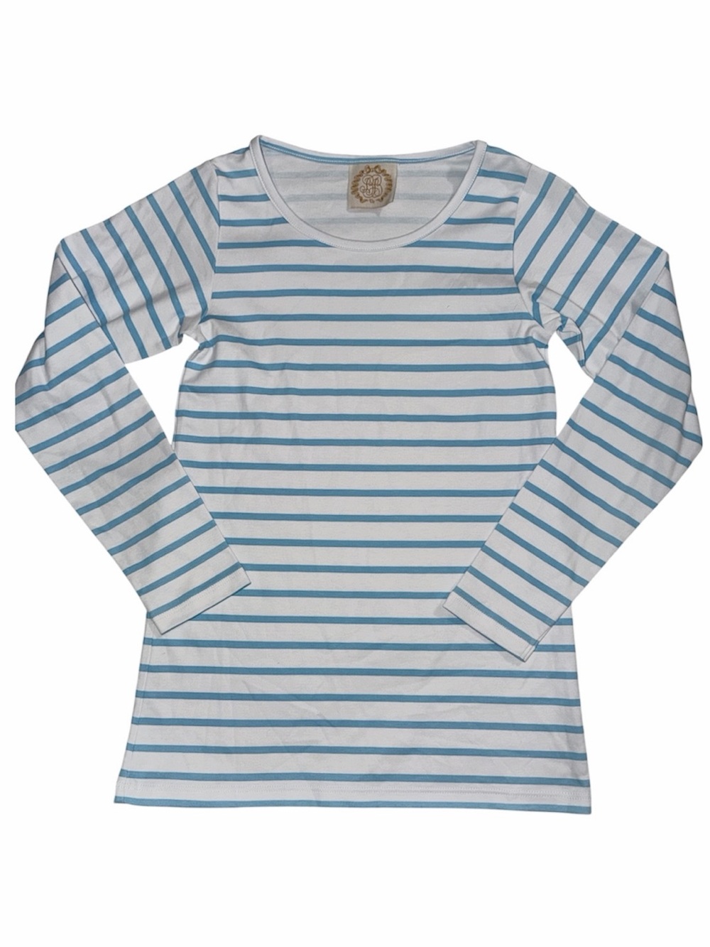 NWOT The Beaufort Bonnet Company Blue & White Striped Long Sleeve Top 12